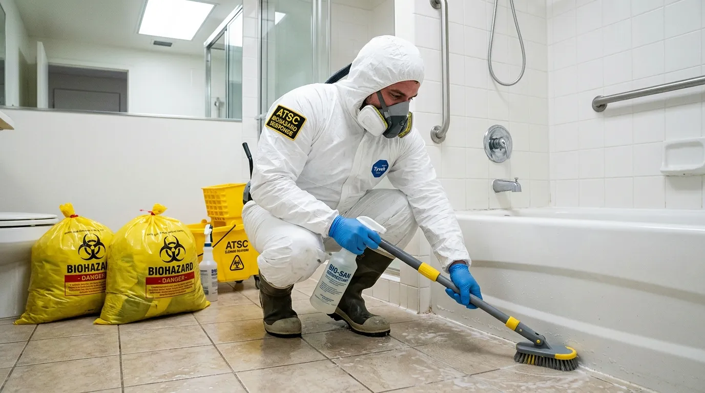 Decontamination equipment deployed for Blood Cleanup in Severn